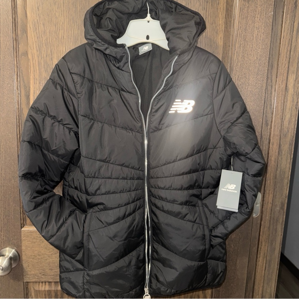 New Balance Black Hooded Jacket